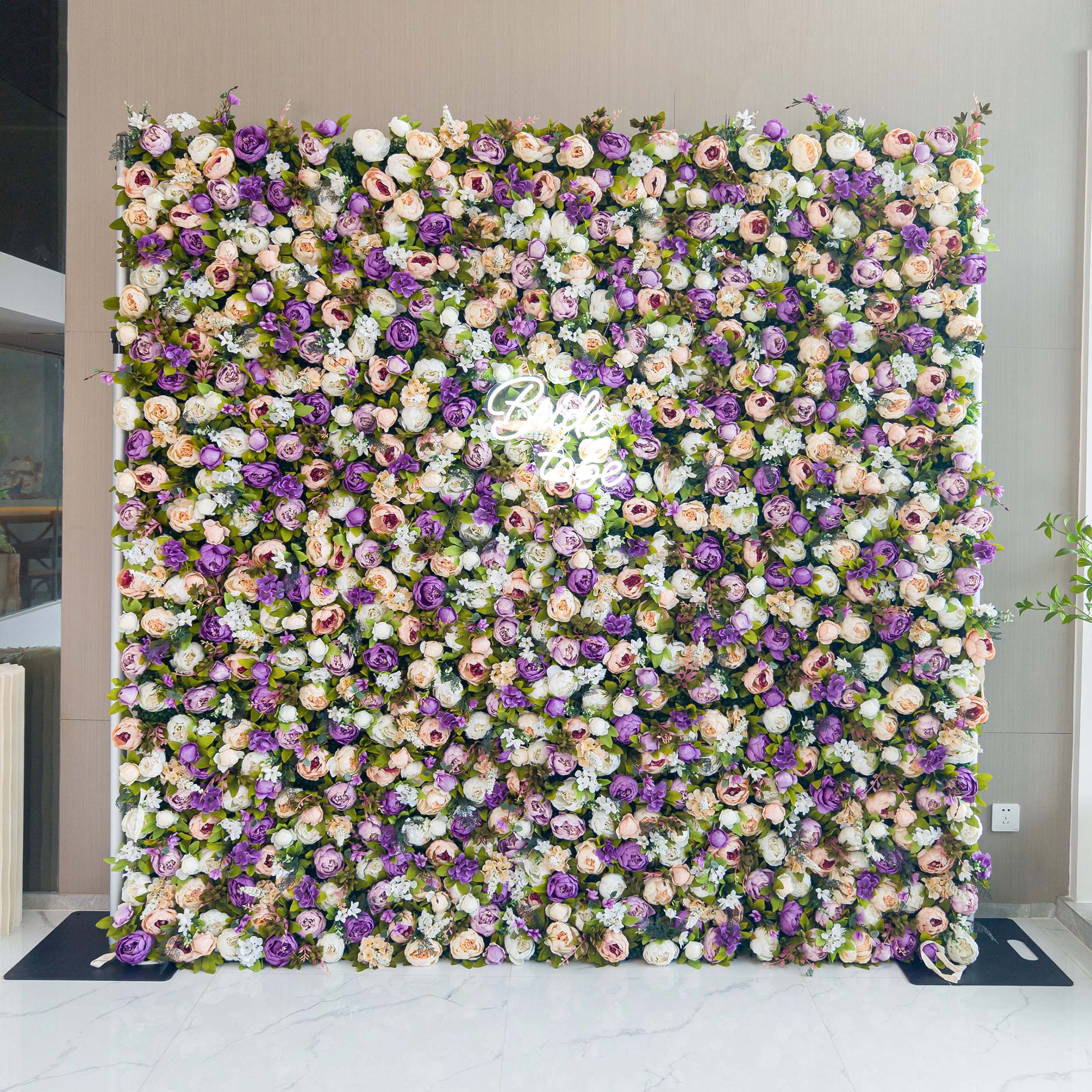 ValarFlowers Faux Artificial Flower Wall Backdrop for Wedding & Event Decor VF-307
