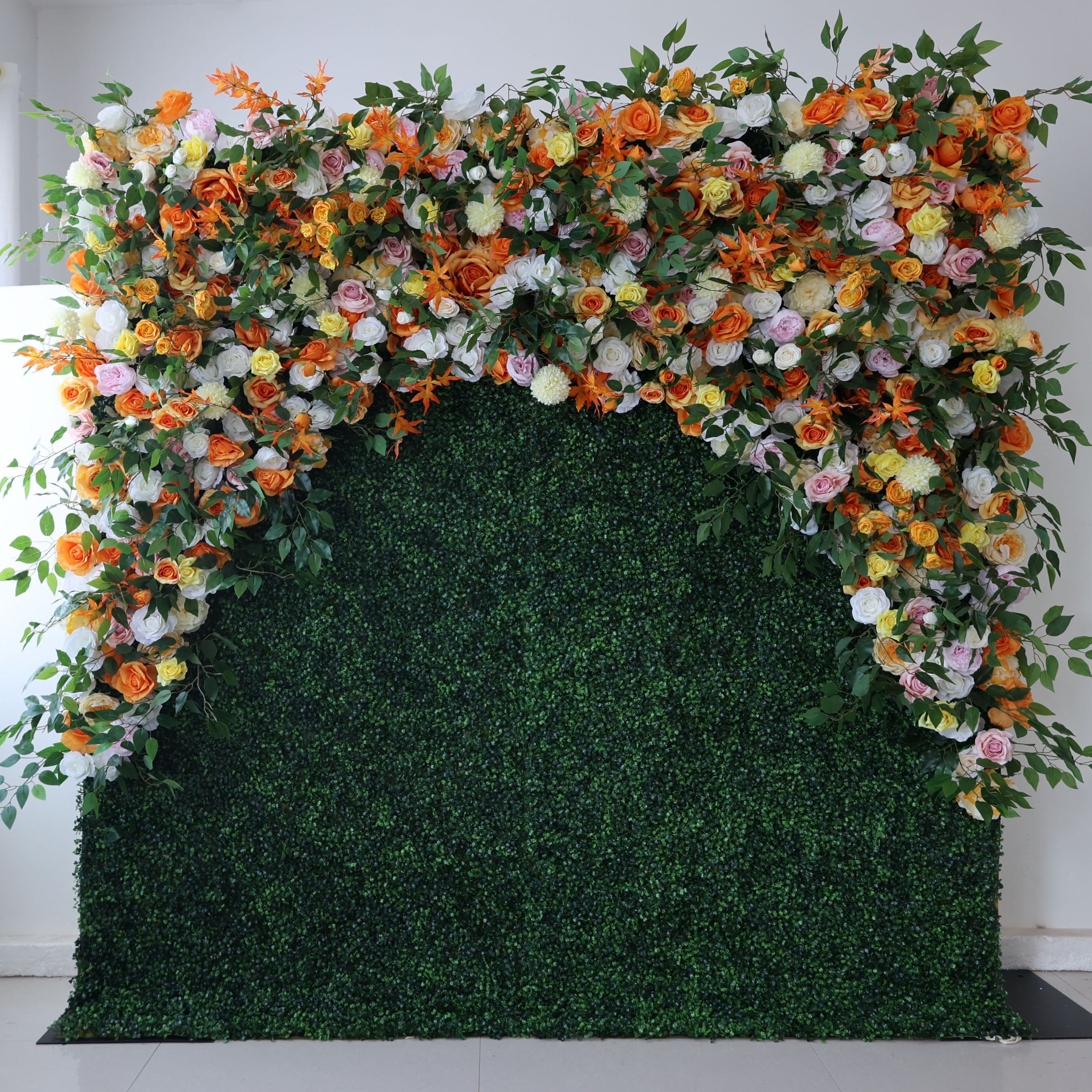 ValarFlowers Faux Artificial Flower Wall Backdrop for Wedding & Event Decor VF-393