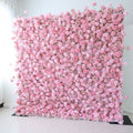 ValarFlowers Pink Rose Peony Artificial Flower Wall Backdrop for Wedding & Event Decor VF-394