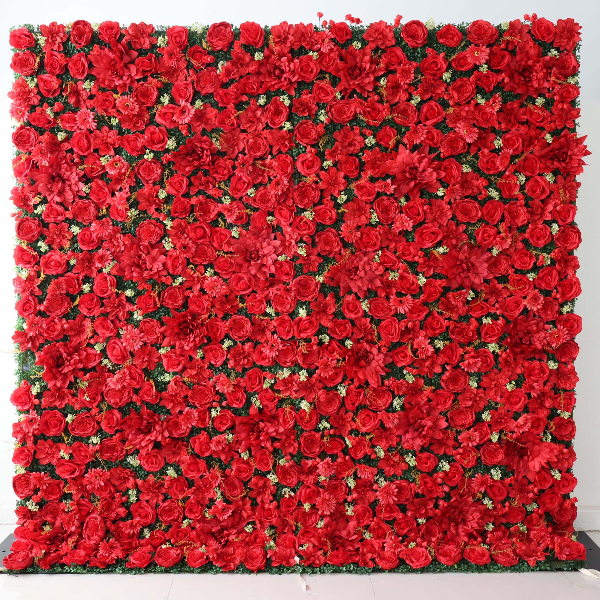ValarFlowers Luxury Faux Artificial Flower Wall Backdrop for Wedding & Event Decor VF-300