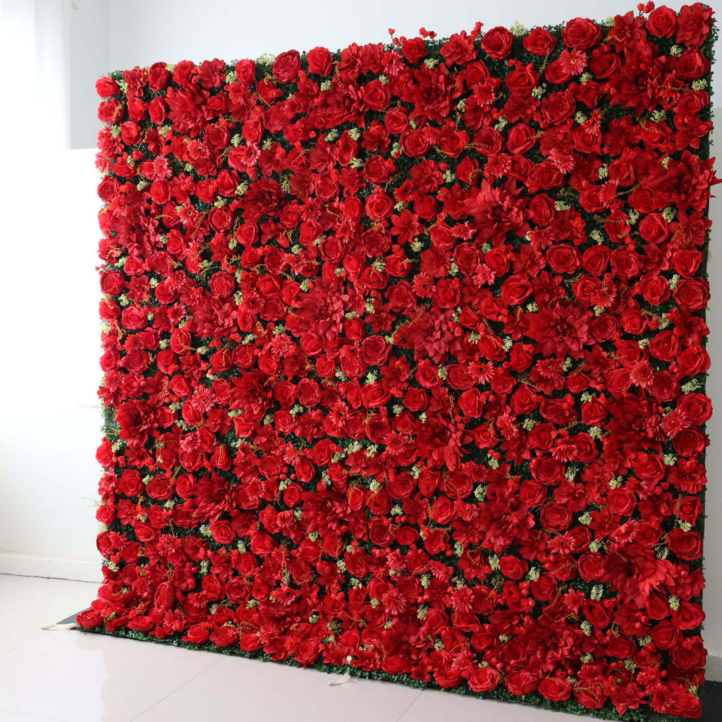 ValarFlowers Luxury Faux Artificial Flower Wall Backdrop for Wedding & Event Decor VF-300
