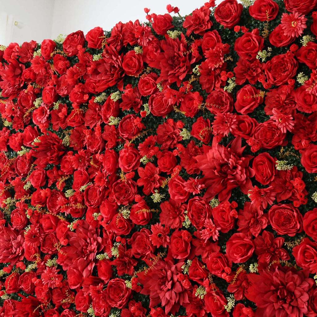 ValarFlowers Luxury Faux Artificial Flower Wall Backdrop for Wedding & Event Decor VF-300