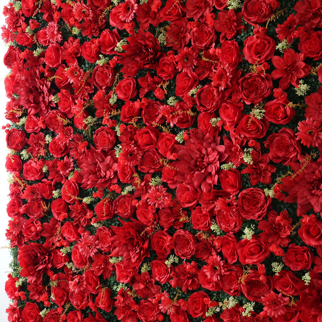 ValarFlowers Luxury Faux Artificial Flower Wall Backdrop for Wedding & Event Decor VF-300