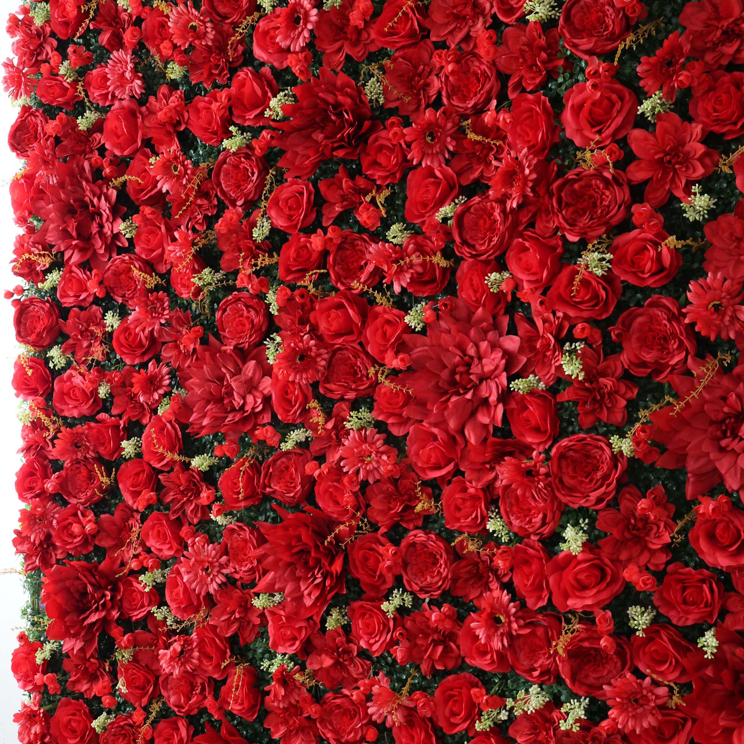 ValarFlowers Luxury Faux Artificial Flower Wall Backdrop for Wedding & Event Decor VF-300
