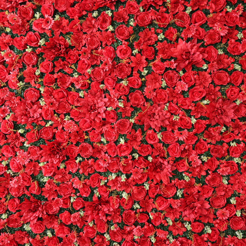 ValarFlowers Luxury Faux Artificial Flower Wall Backdrop for Wedding & Event Decor VF-300