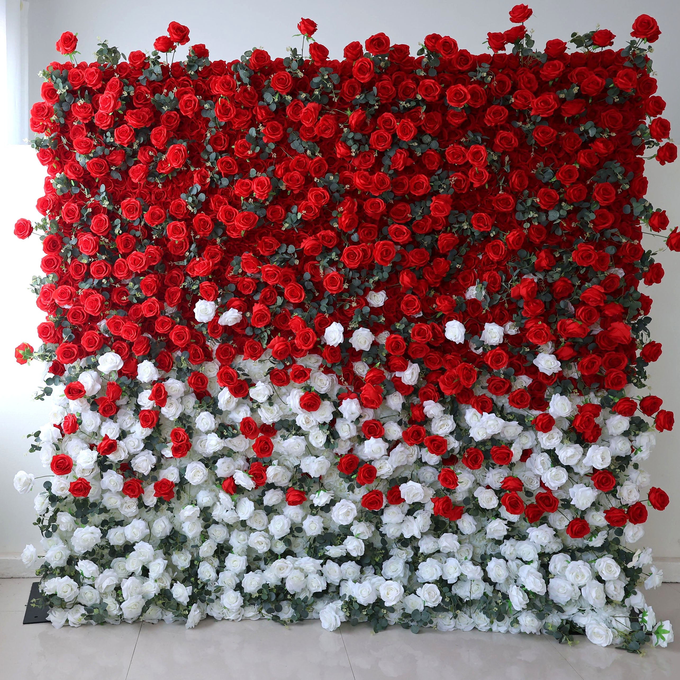 ValarFlowers Rose Peony Hydrangea Artificial Flower Wall Backdrop for Wedding & Event Decor VF-375