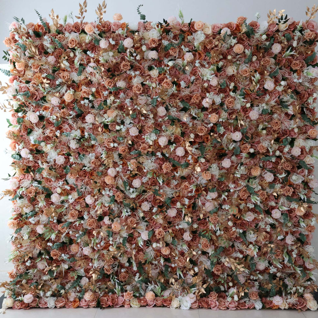 ValarFlowers Silk Artificial Flower Wall Backdrop for Wedding & Event Decor VF-301