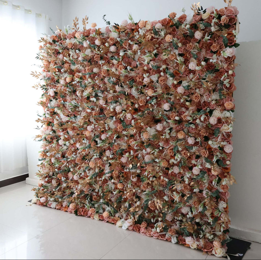 ValarFlowers Silk Artificial Flower Wall Backdrop for Wedding & Event Decor VF-301