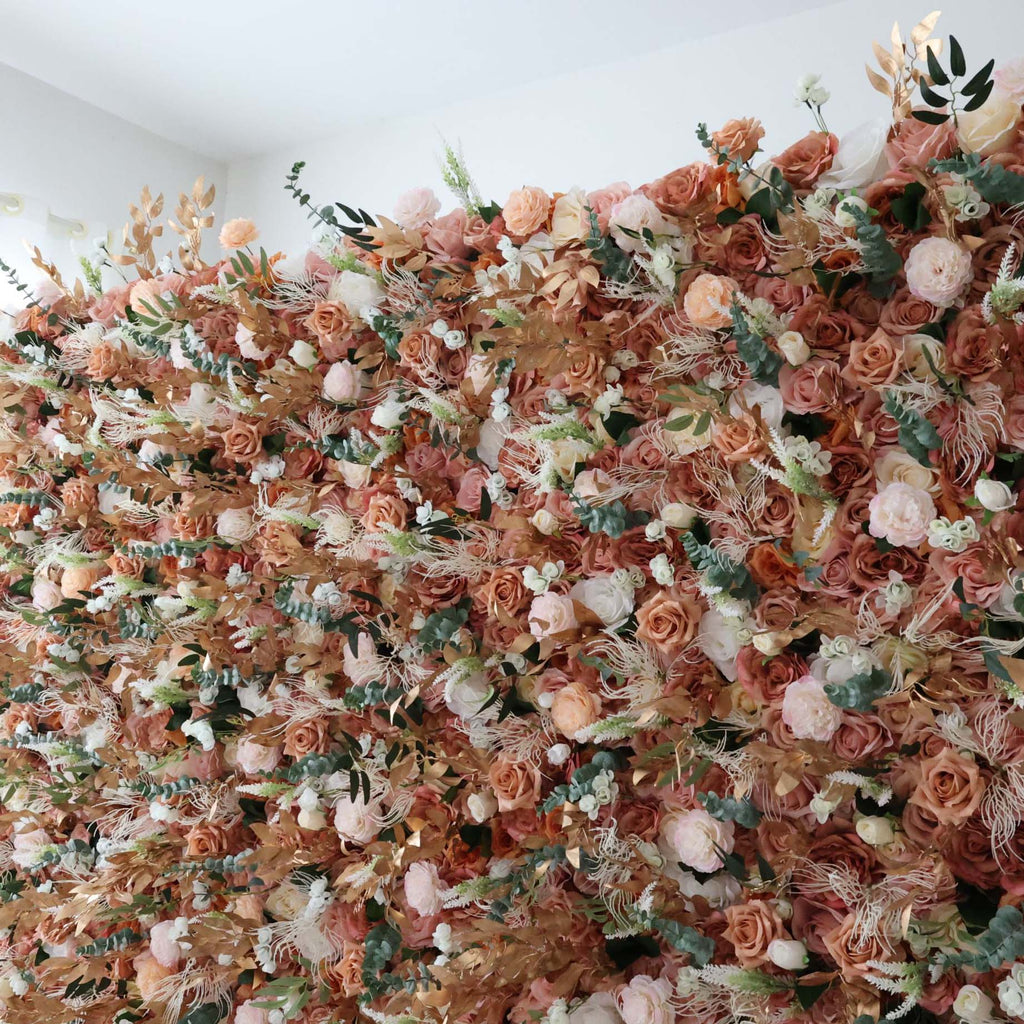 ValarFlowers Silk Artificial Flower Wall Backdrop for Wedding & Event Decor VF-301