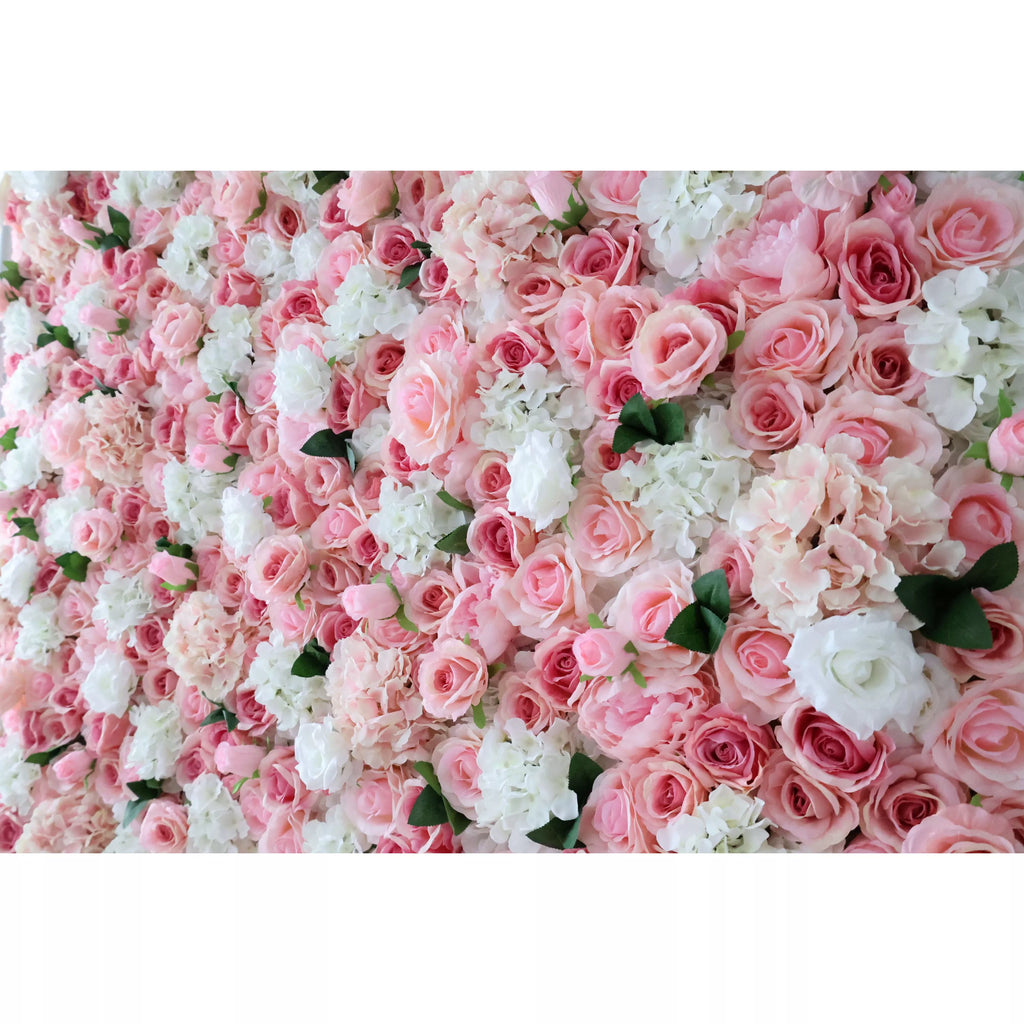 ValarFlowers Faux Artificial Flower Wall Backdrop for Wedding & Event Decor VF-312