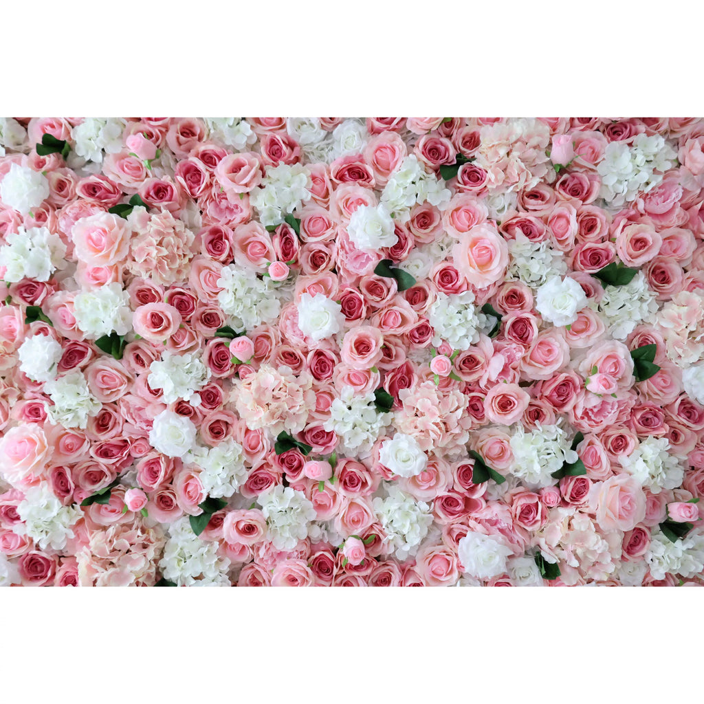 ValarFlowers Faux Artificial Flower Wall Backdrop for Wedding & Event Decor VF-312