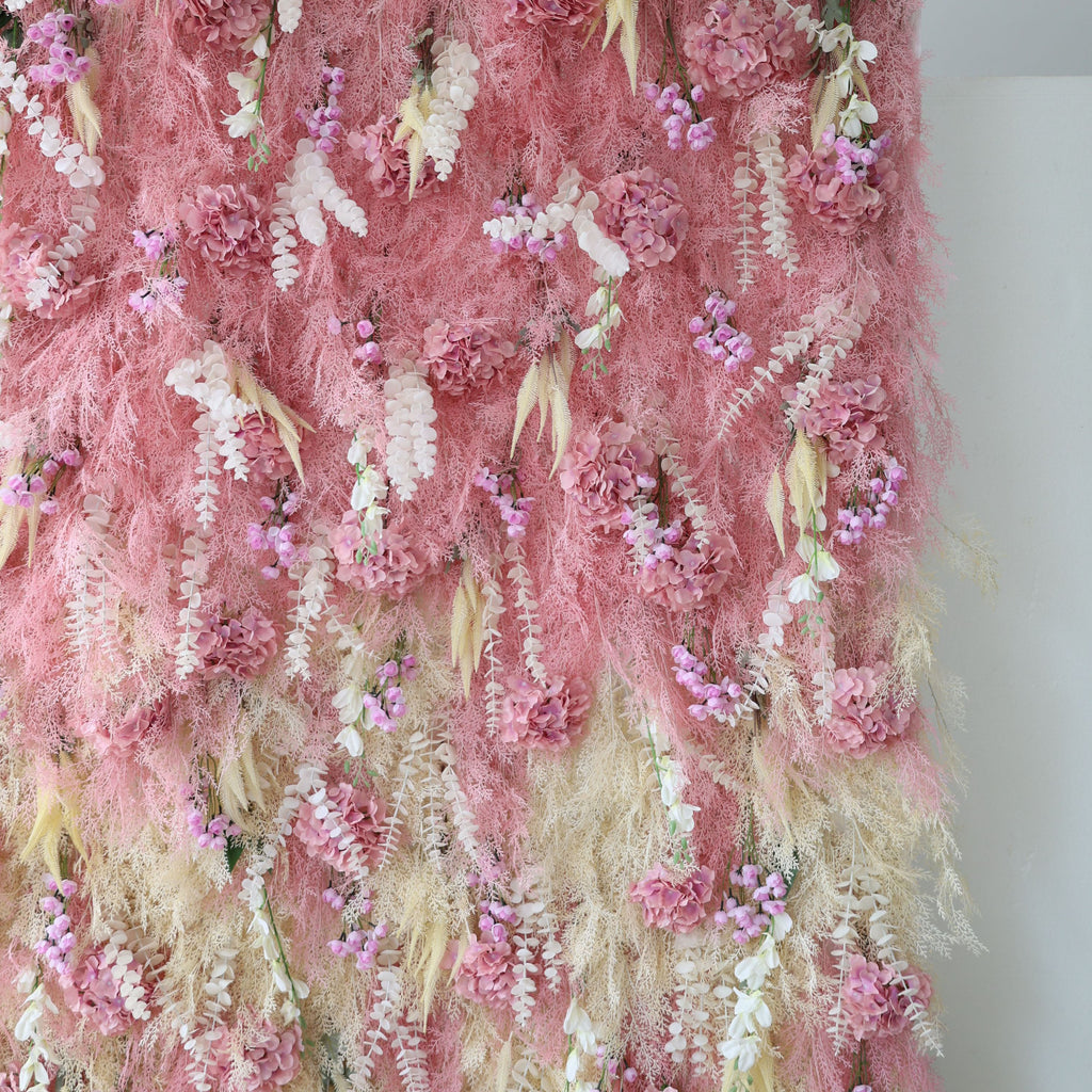 ValarFlowers Luxury Artificial Flower Wall Backdrop for Wedding & Event Decor VF-316