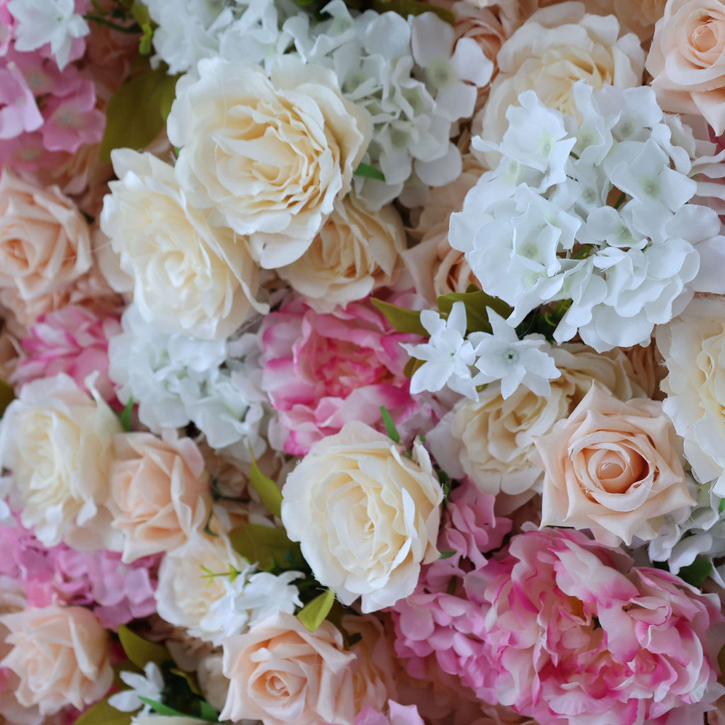 ValarFlowers Luxury Artificial Flower Wall Backdrop for Wedding & Event Decor VF-371