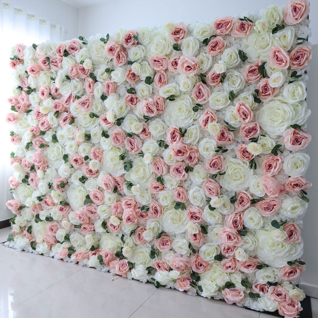ValarFlowers Luxury Artificial Flower Wall Backdrop for Wedding & Event Decor VF-319