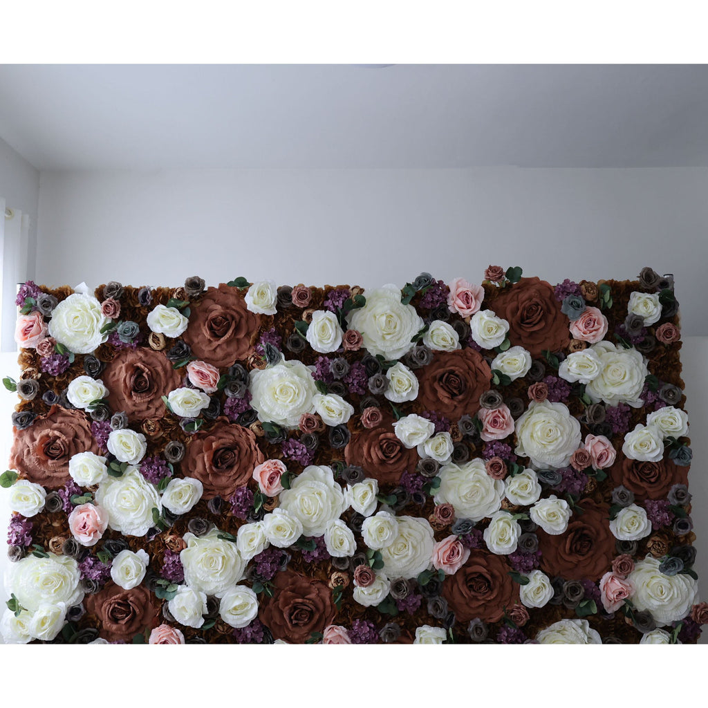 ValarFlowers Rose Peony Hydrangea Artificial Flower Wall Backdrop for Wedding & Event Decor VF-320