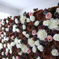 ValarFlowers Rose Peony Hydrangea Artificial Flower Wall Backdrop for Wedding & Event Decor VF-320