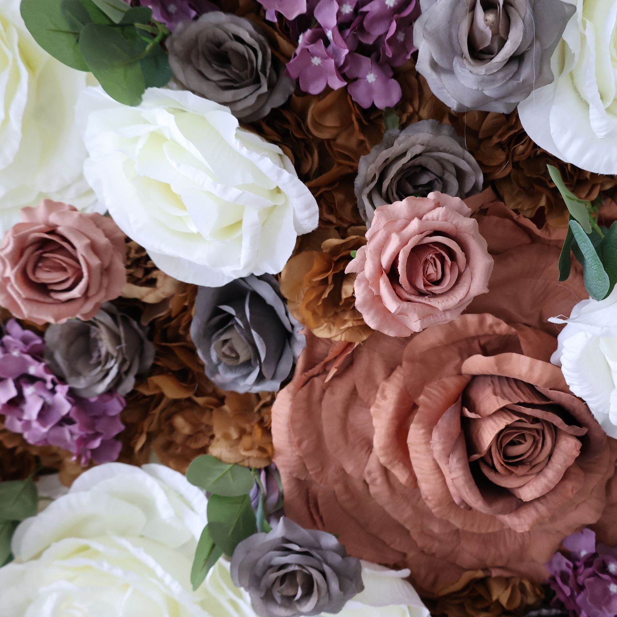 ValarFlowers Rose Peony Hydrangea Artificial Flower Wall Backdrop for Wedding & Event Decor VF-320