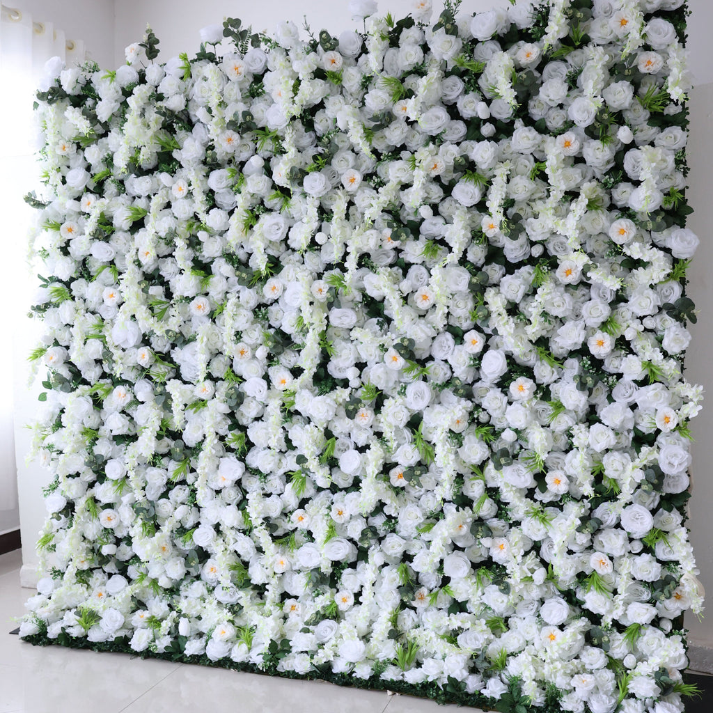 ValarFlowers Luxury Artificial Flower Wall Backdrop for Wedding & Event Decor VF-391