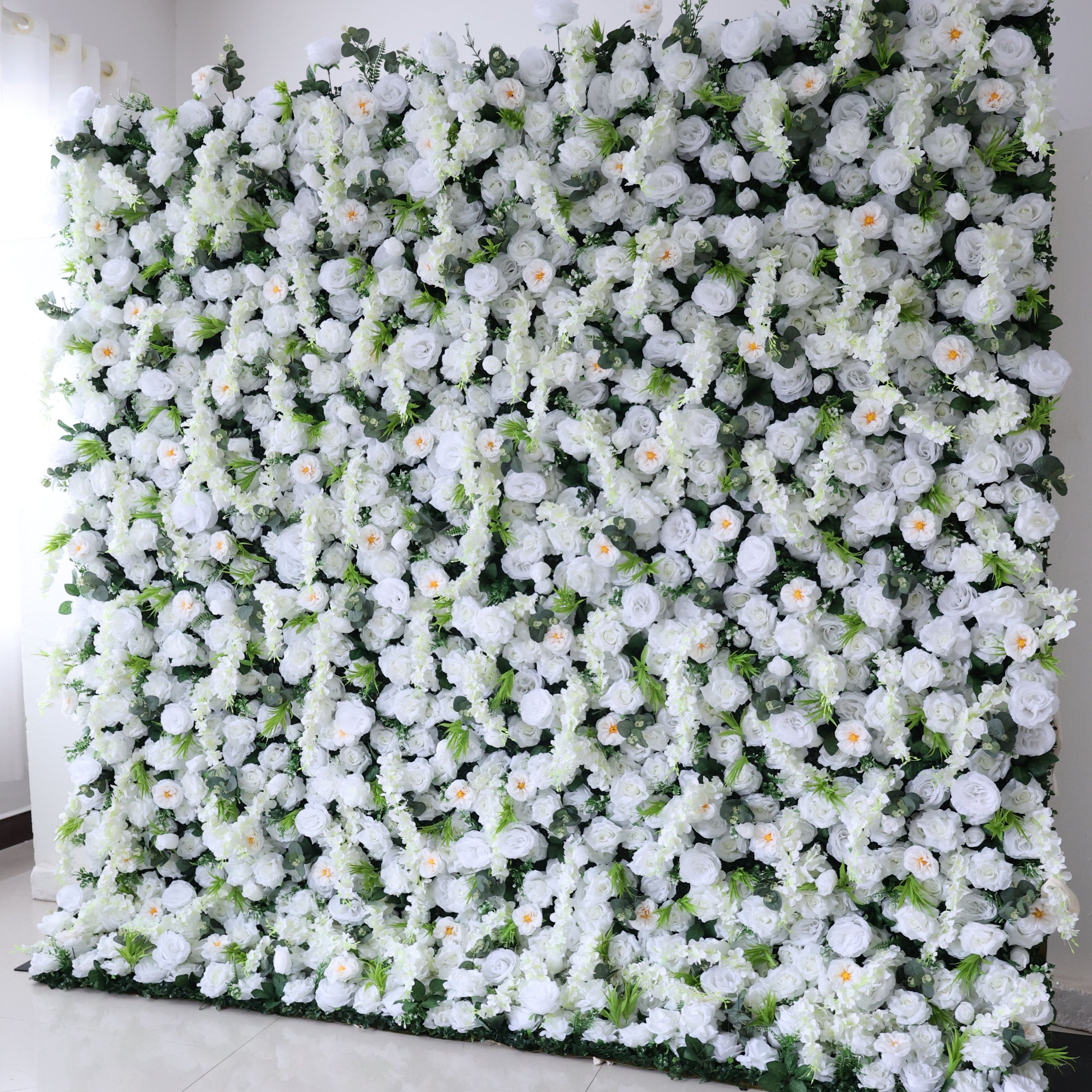 ValarFlowers Luxury Artificial Flower Wall Backdrop for Wedding & Event Decor VF-391