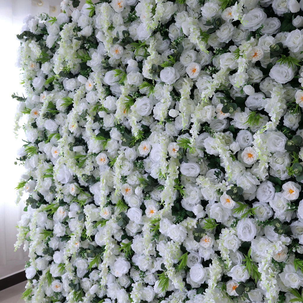 ValarFlowers Luxury Artificial Flower Wall Backdrop for Wedding & Event Decor VF-391