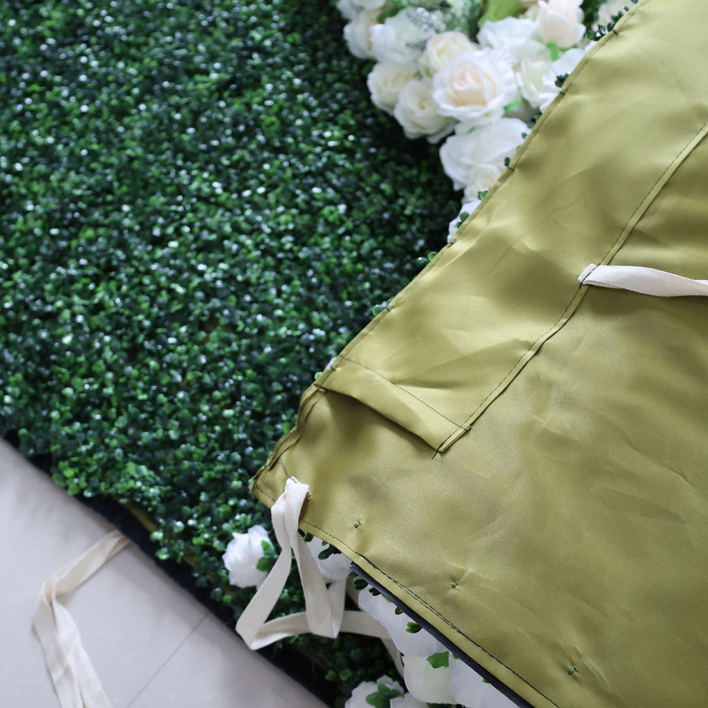 ValarFlowers Faux Artificial Flower Wall Backdrop for Wedding & Event Decor VF-388