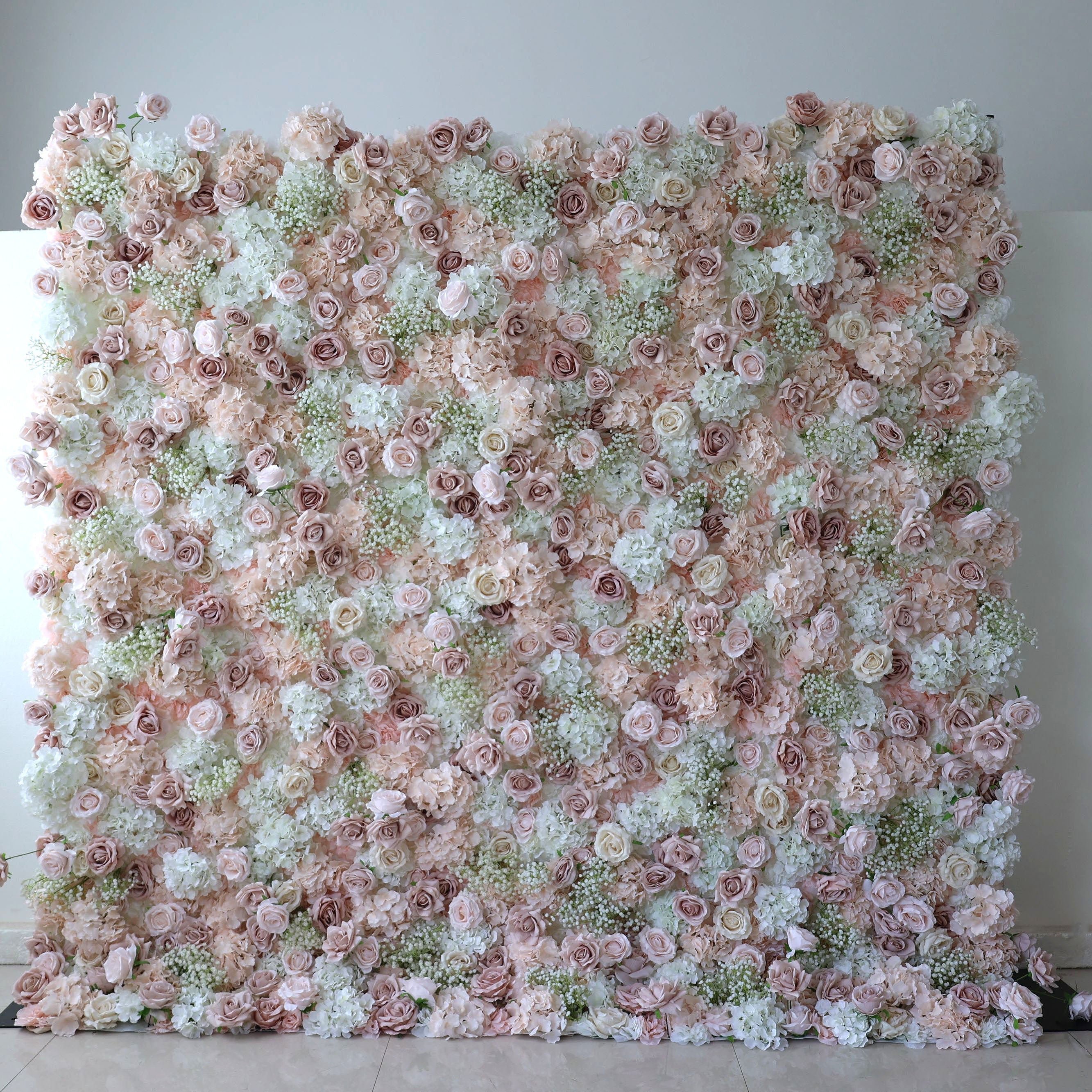 ValarFlowers Luxury Artificial Flower Wall Backdrop for Wedding & Event Decor VF-374