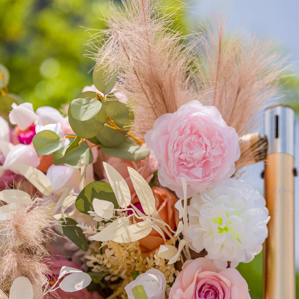 ValarFlowers Luxurious Artificial Flower Wall Backdrop for Wedding & Event Decor VF-327